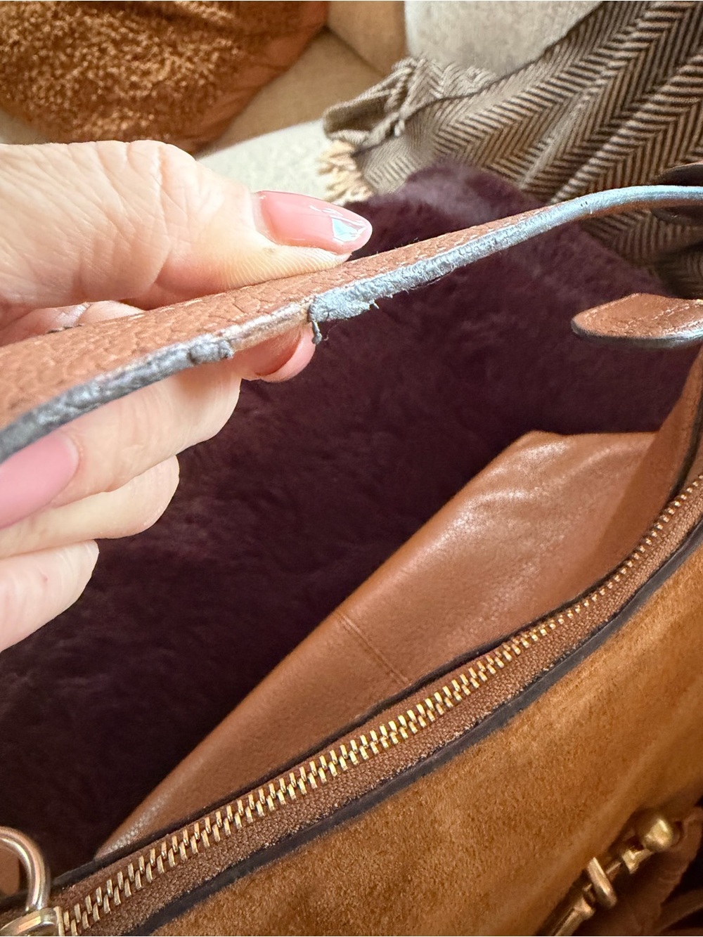 See by Chloe Suede and Leather Bag - Picture 5 of 16